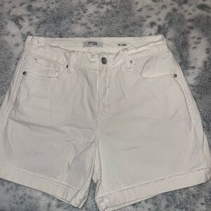 Kensie White Jean Shorts for Women